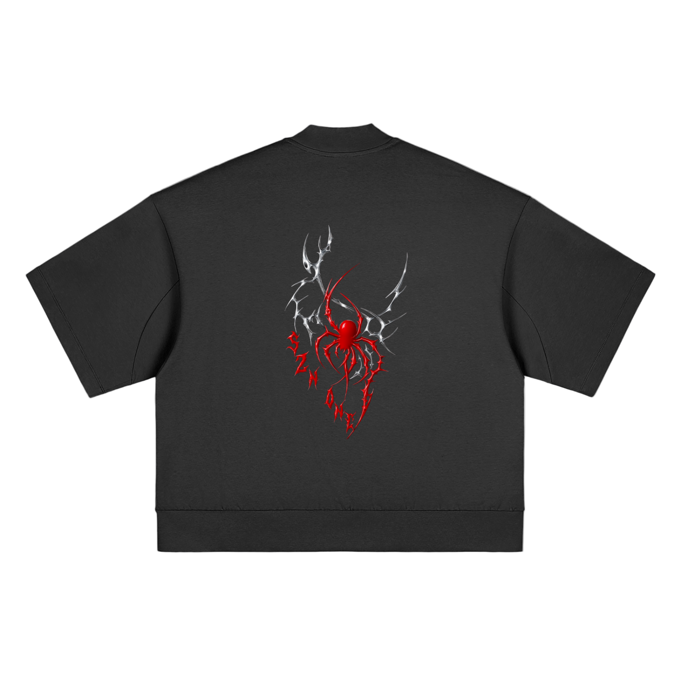 Heavyweight Oversized Mock Neck T-shirt